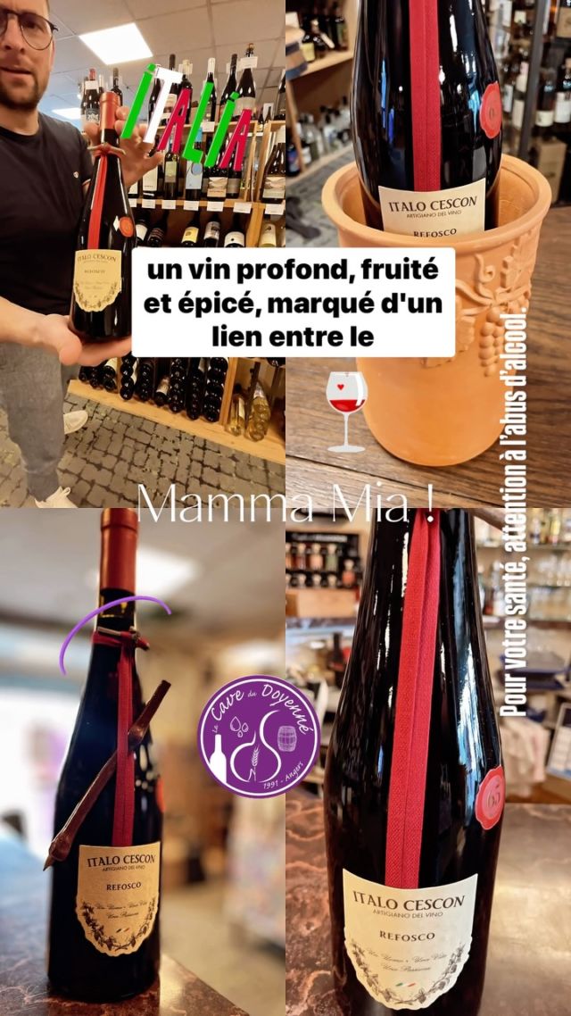 L’Italie est en nous … ou non 🤣
Même sans accent, venez découvrir notre sélection de vins Italiens 🇮🇹 !
Blanc, rouge, rosé, bulles, en bouteille ou en BIB, la « Dolce Vita » s’est installée à @lacavedudoyenne ☺️😎🤩
#redwine #winelover #italy🇮🇹 #culture #sole #vino 
#caviste #angers #cavedudoyenne #depuis1991 
#labusdalcoolestdangereuxpourlasanteàconsommeravecmodération