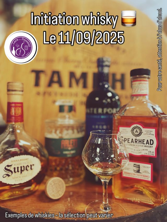 🧡 Tu aimes le whisky… ou tu veux apprendre à l’aimer ? 🥃

On t’a préparé un atelier d’initiation à la dégustation de whisky avec au programme :
🔸 Les bases pour déguster en te faisant plaisir
🔸 Les styles venus d’Écosse, d’Irlande, du Japon (et même d’ailleurs !)
🔸 Les secrets des arômes, des fûts et du vieillissement
🔸 Et quelques surprises qui se boivent… et se grignotent 😋

📅 Quand ? Le Jeudi 11/09/2025
📍 Où ? À @lacavedudoyenne 
💸 Combien ? 20 places max !

🎟 Réserve ta place via le lien en bio !
Viens solo, en couple ou entre potes, on s’occupe du reste 🙌

#AtelierWhisky #WhiskyLovers #DégustationWhisky #InitiationWhisky #WhiskyTime #WhiskyTasting #sortiraangers #ÉvénementWhisky
#caviste #angers #cavedudoyenne #depuis1991 
#labusdalcoolestdangereuxpourlasanteàconsommeravecmodération